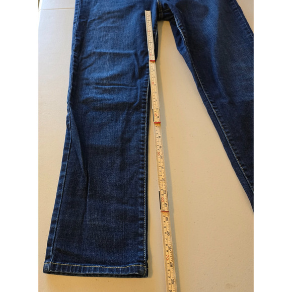 Levi's The Original Jeans Women's 16 Blue Dark Wash Mid Rise Skinny - Picture 14 of 16